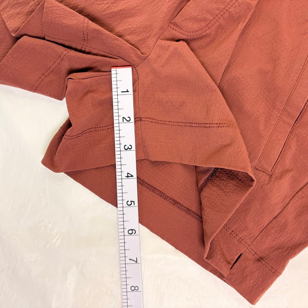 Athleta Trekkie North Short 2 Rust Red Hiking Travel Ripstop Womens Gorpcore - Picture 8 of 9